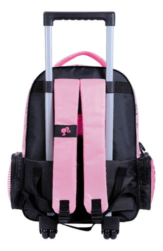 Mochila Con Carro Barbie 18'' Lic. Original 35620