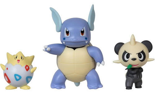 Pokemon Figura Pack X3 Figuras Surtidas Original 95155