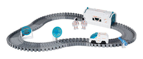 Super Pista Nave Espacial Con Astronautas 53780