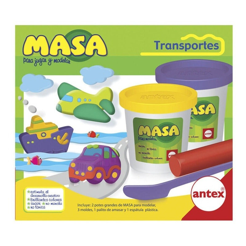 Masa Para Moldear Modelo Transportes De Antex