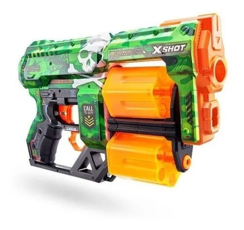 Pistola X-shot Skins Con 12 Dardos Original Zuru 7299