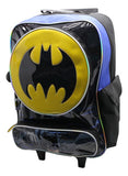 Mochila Con Carro Batman Con Luz Lj383 Dc Original 18''