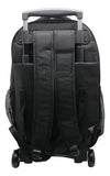 Mochila Con Carro Negro Liso 20'' Ck662 Original Cresko