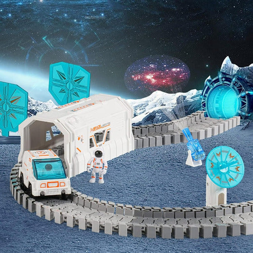 Super Pista Nave Espacial Con Astronautas 53780