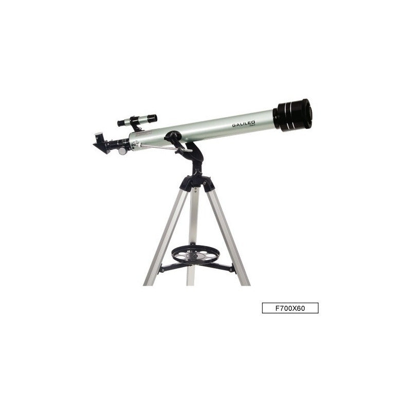 Telescopio Galileo Refractor F700x60 Astronomico Y Terreste