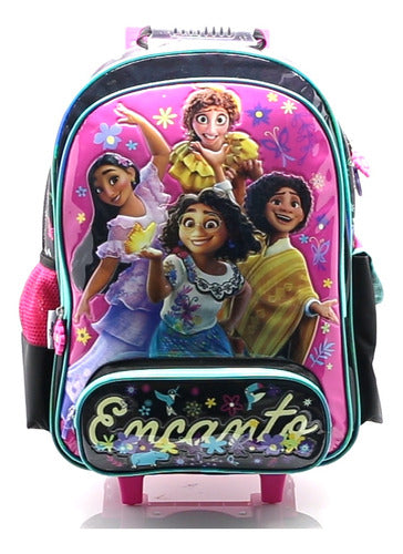 Mochila Con Carro Encanto Ep146 Disney Original 18''