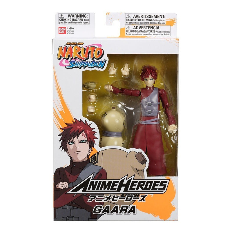 Naruto Shippuden Gaara Figura Bandai 36906