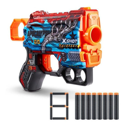 Pistola X-shot Skins Menace Con 8 Dardos Original Zuru 7297