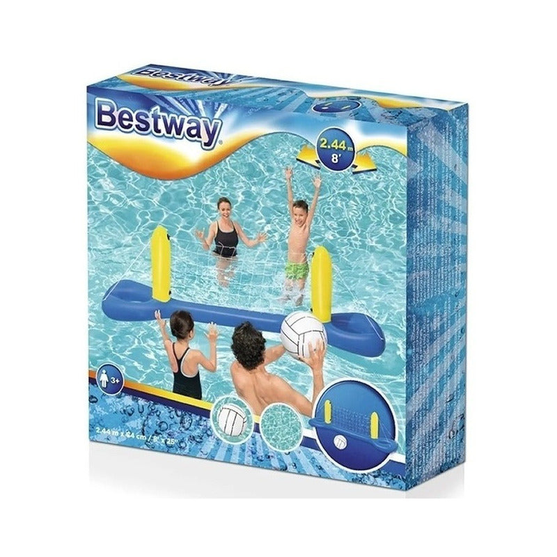 Juego De Voley Inflable C/ Pelota Y Red Bestway Ideal Pileta
