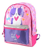 Mochila De Espalda Gatito 17'' Wabro 11055