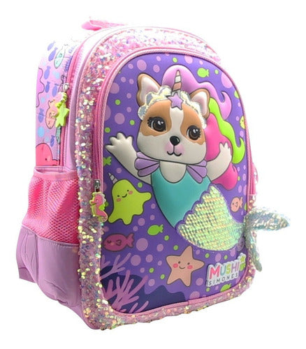 Mochila De Espalda Simones Si096 Original 18''