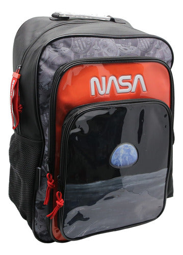 Mochila De Espalda Nasa Espacial Na048 Original 18''