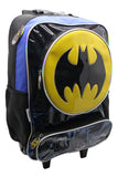 Mochila Con Carro Batman Con Luz Lj383 Dc Original 18''