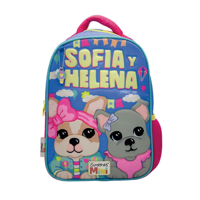 Mochila Simones Amigos Jardin 12'' Si627 Original