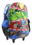 Mochila Con Carro Avengers Vengadores Sp590 Original 18''