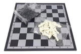 Ajedrez Backgammon Con Piezas De Plastico Magnetico