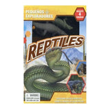 Reptiles Pequeños Exploradores Libro Niños Con 4 Figuras