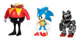 Muñeco Sonic Pack X3 Articulada 10cm Original