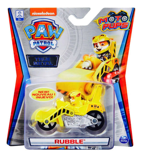 Paw Patrol Mini Vehiculo Metal C/figura Original 16782