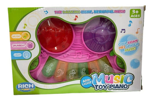 Mini Piano Musical Luz Y Sonido 51033
