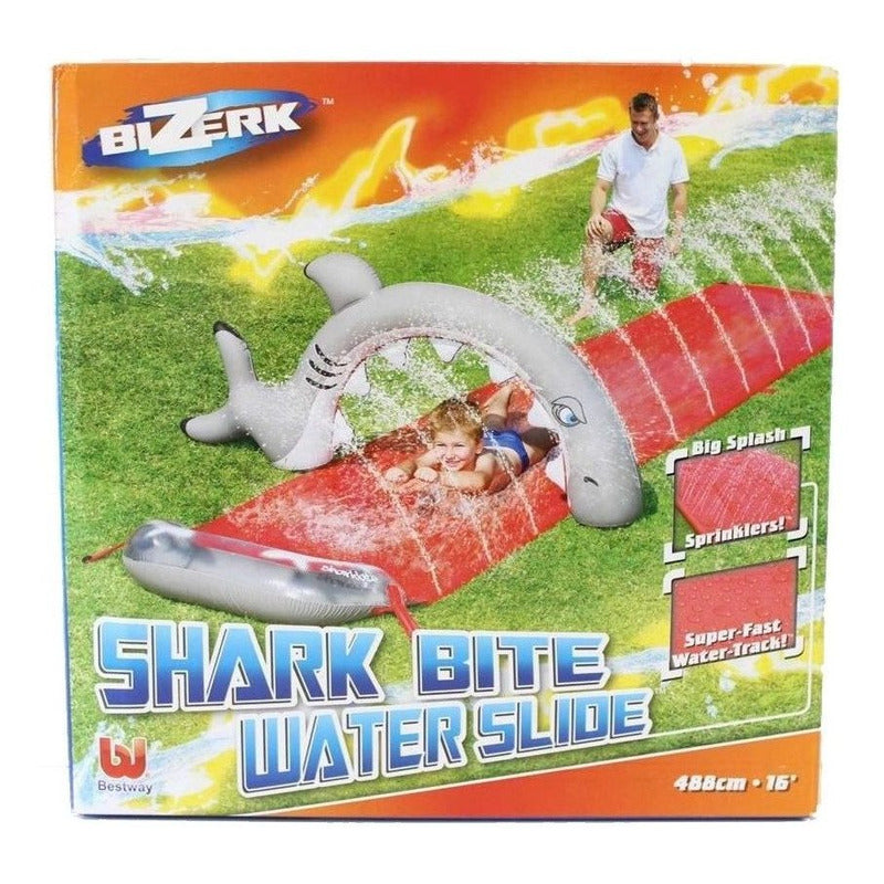 Deslizador De Agua Tobogan Inflable Shark Bite Bestway