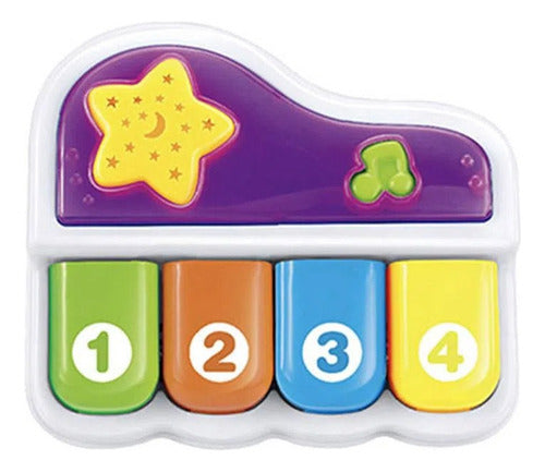 Mini Piano Musical Luz Y Sonido 6581