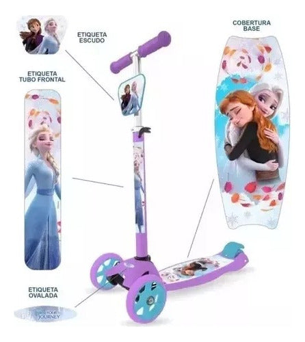 Monopatin Frozen 3 Ruedas Reforzado 12014