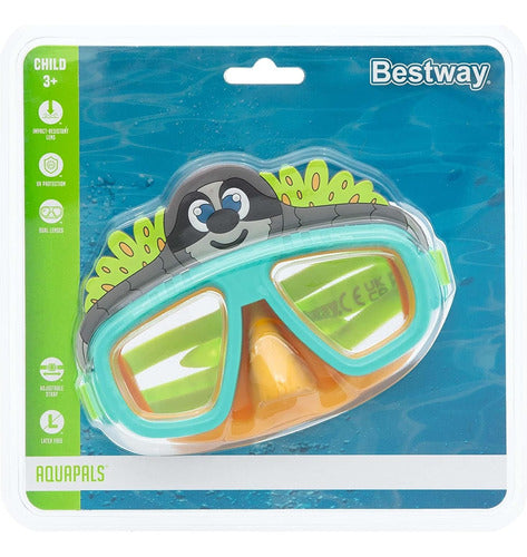 Mascara De Buceo Animalitos Infantil Bestway 22064