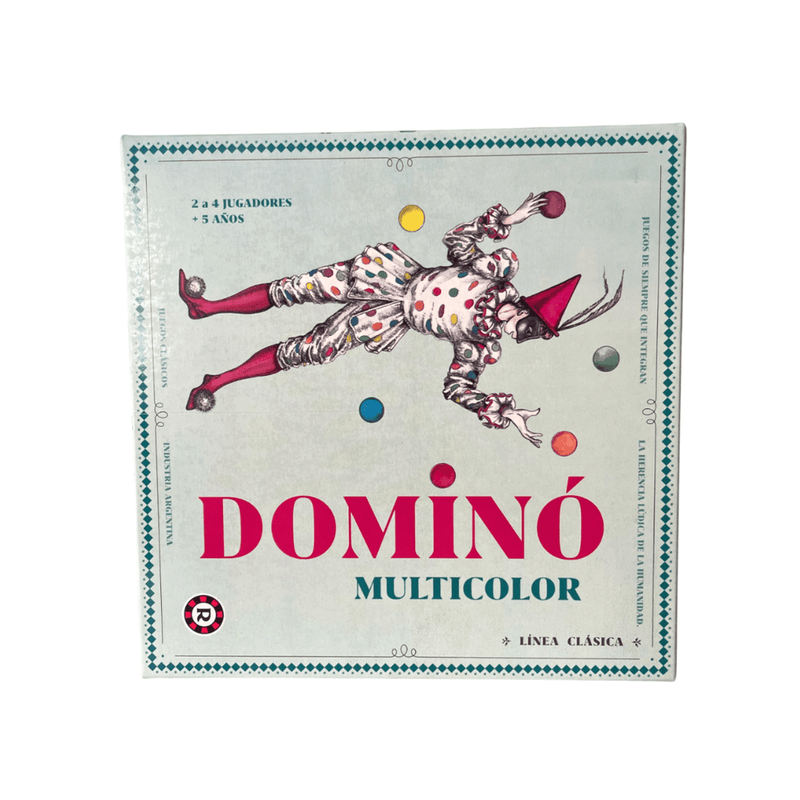 Domino Multicolor Juego De Mesa Original De Ruibal H591