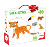 Rompezabezas Siluetas Puzzle Didactico Infantil 3028 Antex
