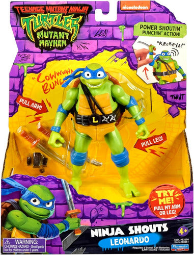 Tortugas Ninja Movie Lujo Leonardo C/acc 15 Cm Int 83350