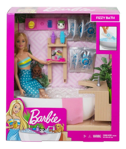 Barbie Muñeca Baño De Espuma  Orig.mattel Gjn32