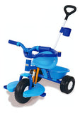 Triciclo Go! Azul Con Barra Arrastre Rondi 3020