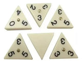 Triomino Juego De Mesa 56 Fichas Domino Triangular Bisonte