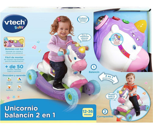Andador Unicornio Balancin 2 En 1 Vtech