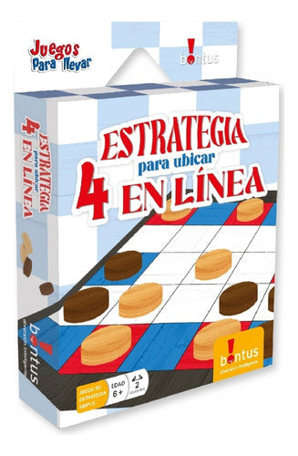 4 En Linea Juego De Mesa Edicion Viaje Bontus 531