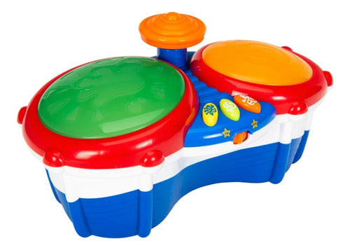 Tambor Bongo Musical Juguete Para Bebe Didactico 4223t