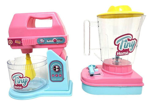 Set Batidora Y Licuadora Manual Tiny Home 54533