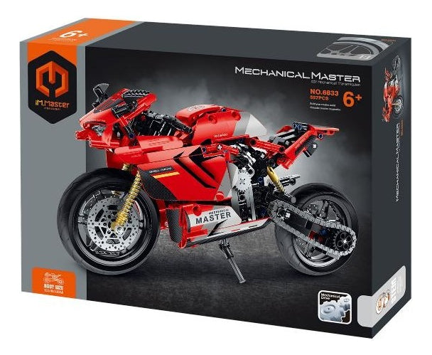 Moto A Friccion 557 Piezas Bloques P/armar Ft133