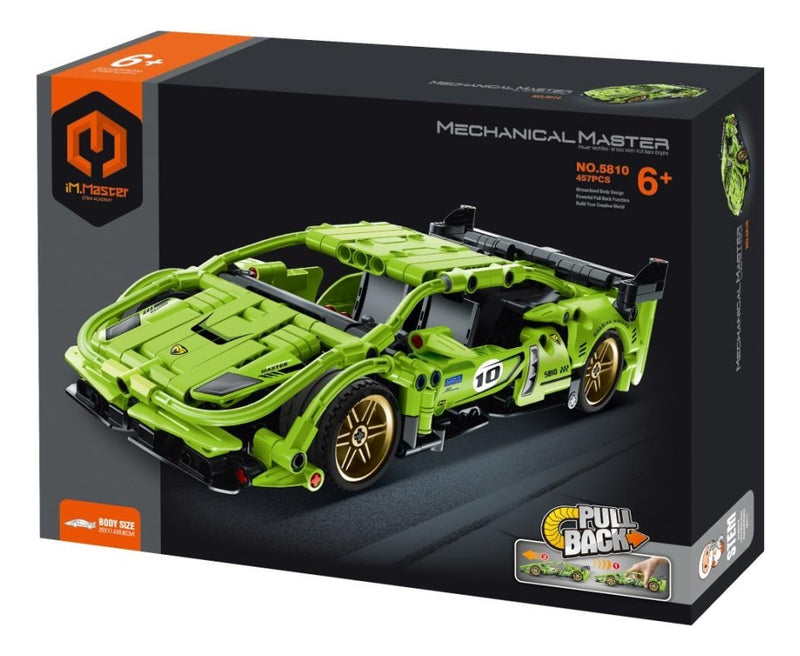 Auto A Friccion 457 Piezas Bloques P/armar Ft126