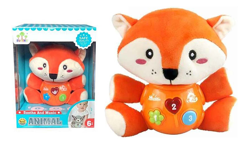 Peluche Zorro Interactivo Con Luz Y Sonido Fl247