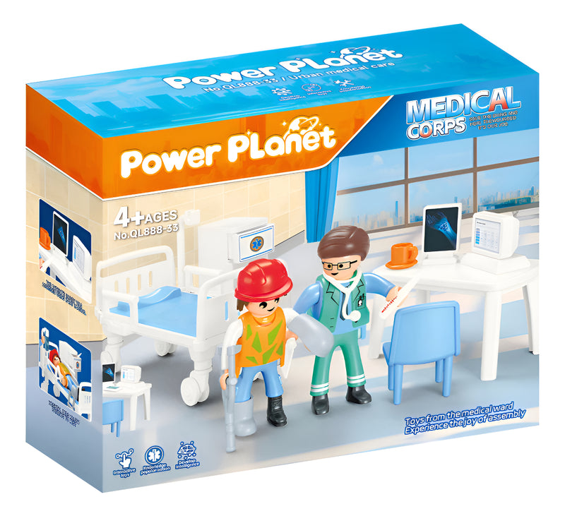 Set Cuerpo Medico Camilla De Emergencias Power Planet 14208