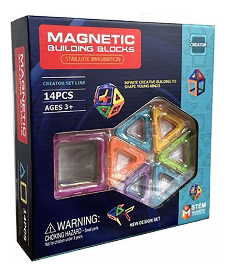Magneticos Set Contrucciones Creativas 14 Piezas Fl259