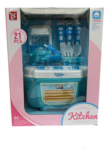 Set De Cocina Mini Con Accesorios Sebigus 53600