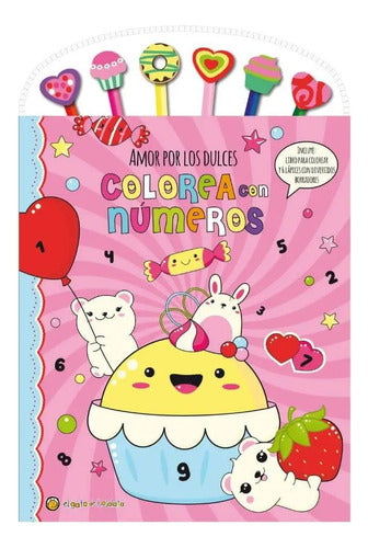Amor Por Los Dulces P/colorear Libro Para Niños 3496