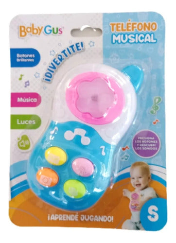 Telefono Didactico Para Bebe Con Luz Y Sonido 51179