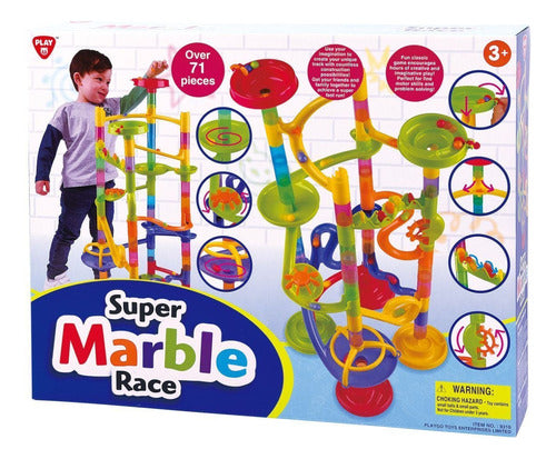 Laberinto De Bolitas Super Marble Race 71 Piezas 9316