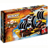 Blocky Barco Pirata Con 290 Piezas 2 Muñecos Piratas