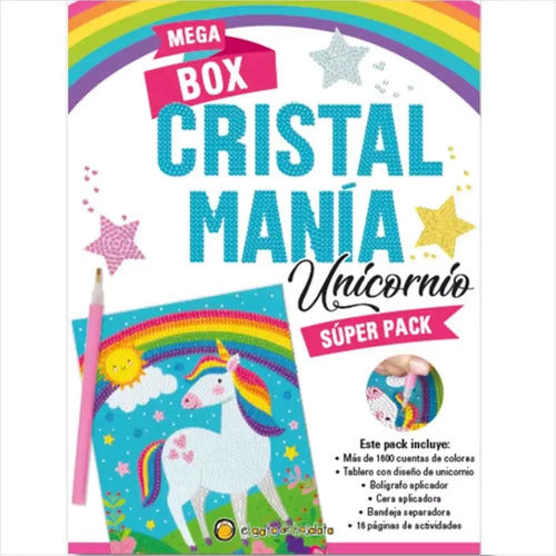Cristalmania Unicornio Libro Actividades P/niños Guadal 3561