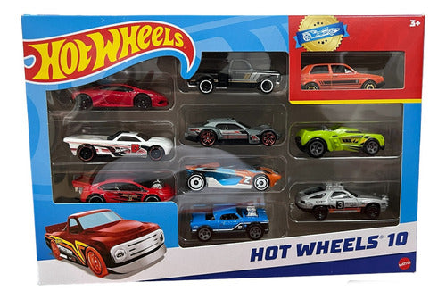 Hot Wheels Pack X10 Colección Autos Surtidos 54886 Original